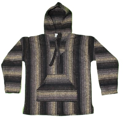 Shop Classic Mexican Baja Hoodie Pullovers Sweater Panchos. Baja Pullovers  are also known as Bajas