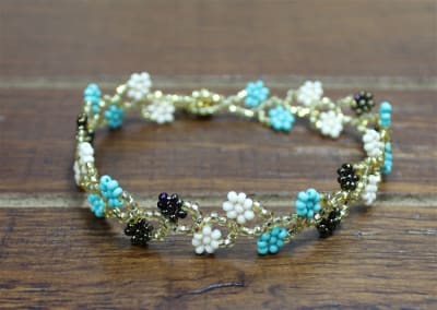 Shop Mexican Bracelets for Mexican Dresses.  Mexican Bracelet, Beaded Bracelet, Bracelet, Bracelets with Beads, Handmade Mexican Bracelets, Bracelets that are Handmade, Handcrafted Beaded Bracelets from Mexico, Authentic Mexican Bracelets