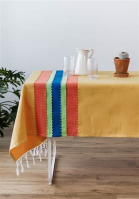 Colorful Handmade Mexican Tablecloths Decor