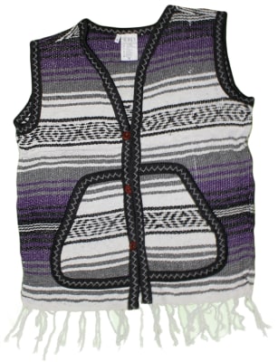 Poncho Vests - Purple (X-Large)