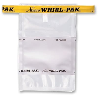 2-oz. (118ml) Whirl-Pak Write-On Bags 3" x 5"