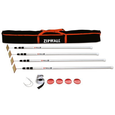 ZipWall® 4-Pack Plus Kit (12')