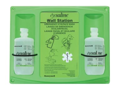 Double Bottle Eye Wash Station