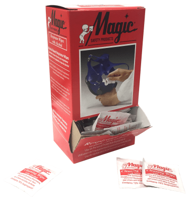 Respirator Wipes in Dispenser Boxes Alcohol Based