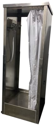 Portable Pop-Up Aluminum Shower