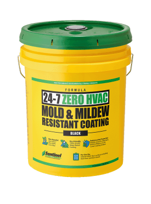 Sentinel 24-7 Zero HVAC Black Mold & Mildew Resistant Coating 5 Gallon Pail