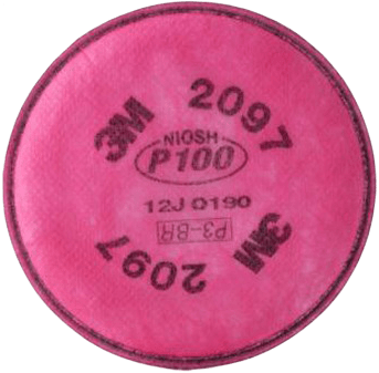 3M P100 Filter with Nuisance Level Organic Vapor Relief
