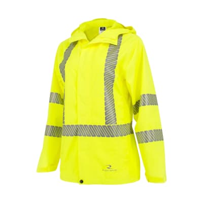 RW12L Ladies Lightweight Rain Jacket - Green - XL
