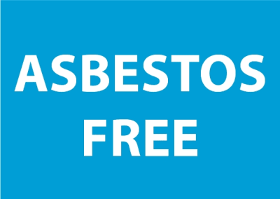 Asbestos Free Sticker