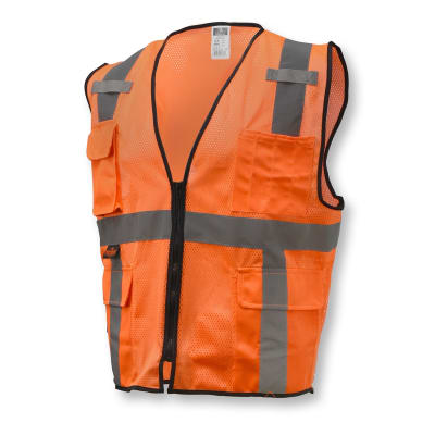 Radians SV7E Surveyor Type R Class 2 Safety Vest - Orange
