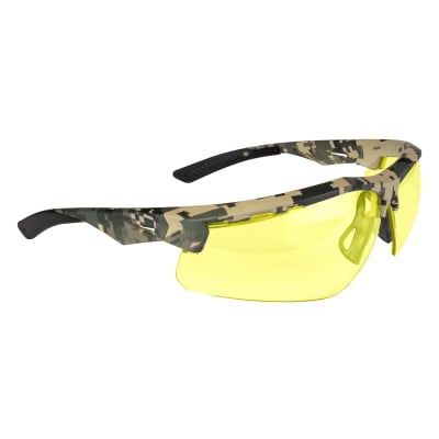 Thraxus  Safety Eyewear - Digital Camo Frame - Amber Anti-Fog Lens