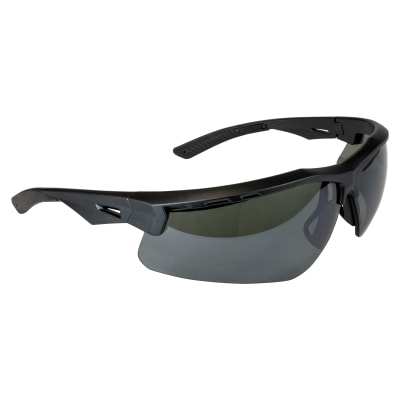 Thraxus  Safety Eyewear- Black Metal Frame - Smoke Polarized Lens