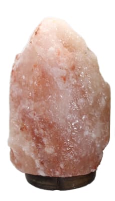 Natural Himalayan Salt Lamp On wood Base - 2 to 3 kg