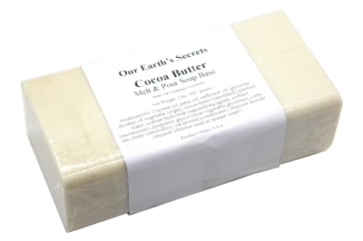 Our Earth's Secrets Castile - 2 Lbs Melt and Pour Soap Base