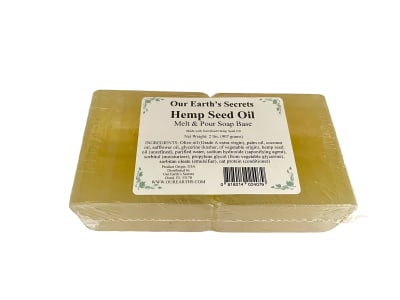 Organic Oil Clear Glycerin - 2 lbs Melt and Pour Soap Base - Our Earth's Secrets