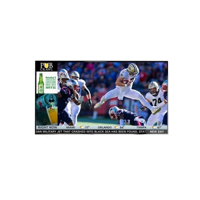 LCD 75" ARMORED Tempered Glass Android Smart TV