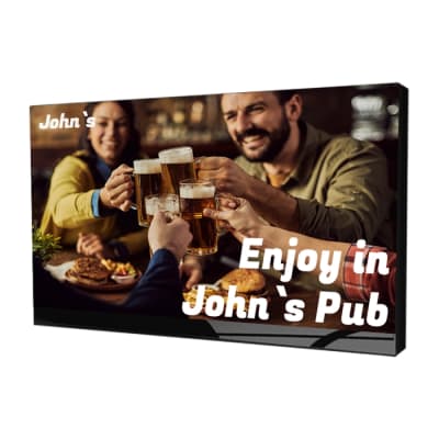 Stadium TV  74" Single Sided, All-In-One,  Outdoor Stadium TV w/QAM Tuner. SMD LED