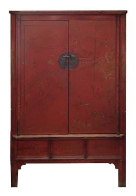 Red Chinese Cabinet