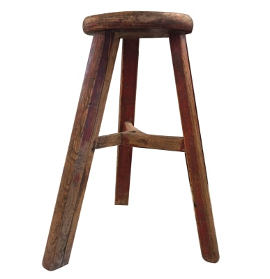 Antique Round Top Stool