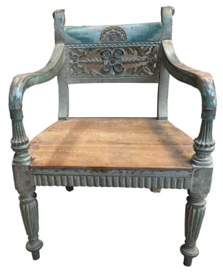 Antique Carved Bench from Bali