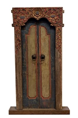 Antique Balinese Flower Door