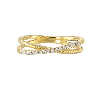 Diamond Stackable Ring 14K 1/10ctw.