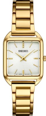Seiko SWR078 Woman's Stainless Steel w Gold Finish