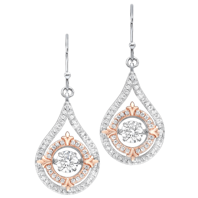 Sterling Silver Shimmering Earring