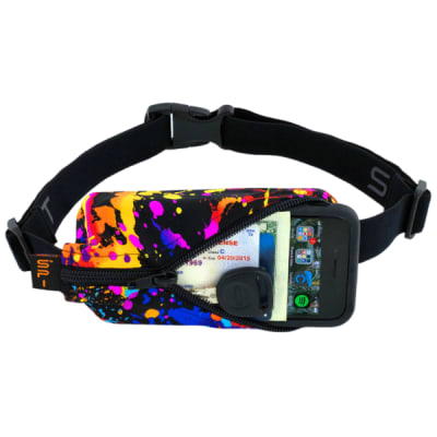 SPIbelt Original - Rave Fabric/Black Zipper/Logo Band