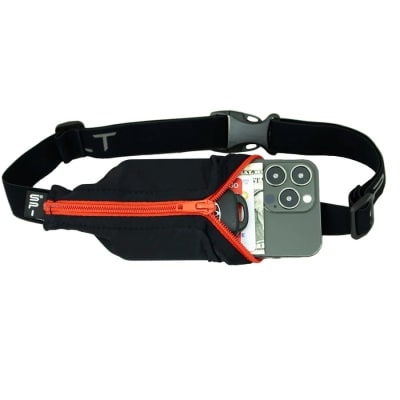 SPIbelt - Black with Red Zipper
