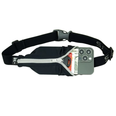 SPIbelt - Black with Titanium Zipper