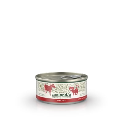 Zealandia Beef Pâté Wet Cat Food- 24, 3.2 oz cans