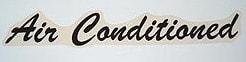 Air Conditioned Decal (SET OF 2)