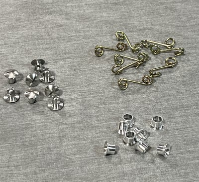 Bonanza Cowl Door Stainless Kit - Original DZUS