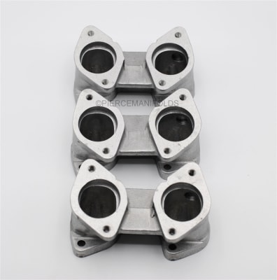 Photo of BMW 6 CYL INTAKE MANIFOLD FOR TRIPLE WEBER DCOE CARBURETORS 8-0058 from Pierce Manifolds