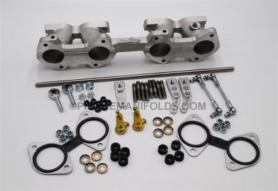 photo of Volvo B18 B20 Weber DCOE Manifold & Linkage 99002.044