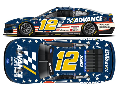 **Preorder** RYAN BLANEY 2026 ADVANCE AUTO PARTS PATRIOTIC 1:24 COLOR CHROME ARC DIECAST