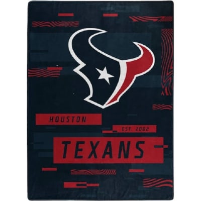 HOUSTON TEXANS 60"x 80" DIGITIZE DESIGN PLUSH BLANKET