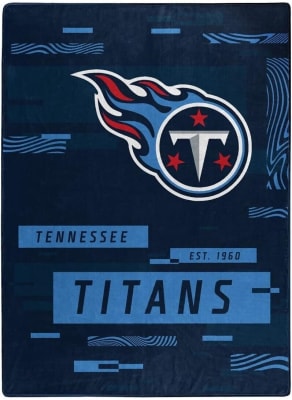 TENNESSEE TITANS 60"x 80" DIGITIZE DESIGN PLUSH BLANKET