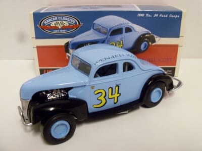 1940 Wendell Scott #34 Ford Coupe 1/24 Scale