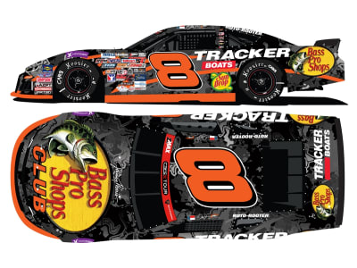 **Preorder** Autographed DALE EARNHARDT JR 2026 BASS PRO SHOPS/TRACKER BOATS 1:24 AUTOGRAPH ARC DIECAST