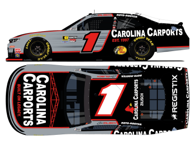 **Preorder** AUTOGRAPHED  CONNOR ZILISCH 2026 CAROLINA CARPORTS 1:24 ARC DIECAST