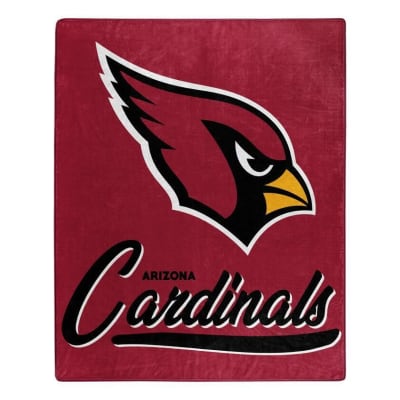 ARIZONA CARDINALS 50"x 60" SIGNATURE DESIGN PLUSH BLANKET