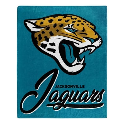 JACKSONVILLE JAGUARS 50"x 60" SIGNATURE DESIGN PLUSH BLANKET