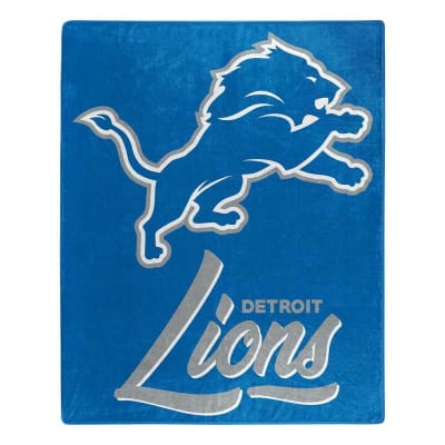 DETROIT LIONS 50"x 60" SIGNATURE DESIGN PLUSH BLANKET