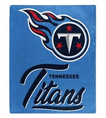 TENNESSEE TITANS 50"x 60" SIGNATURE DESIGN PLUSH BLANKET
