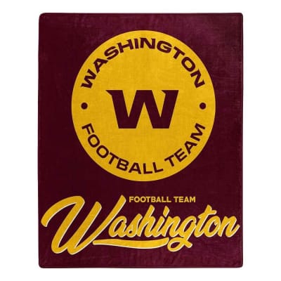 WASHINGTON FOOTBALL TEAM 50"x 60" SIGNATURE DESIGN PLUSH BLANKET