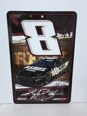 KYLE BUSCH #8 REBEL BOURBON 11X17 VINYL SIGN