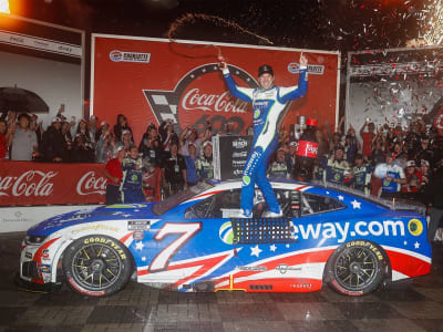 **Preorder** DANIEL SUAREZ 2026 FREEWAY INSURANCE PATRIOTIC COKE 600 RACED WIN 1:24 GALAXY COLOR