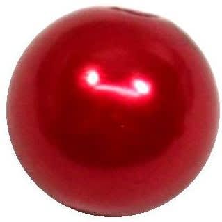 10mm Red Faux Pearl Beads sold individually